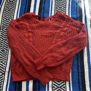 Burnt Orange knit sweater